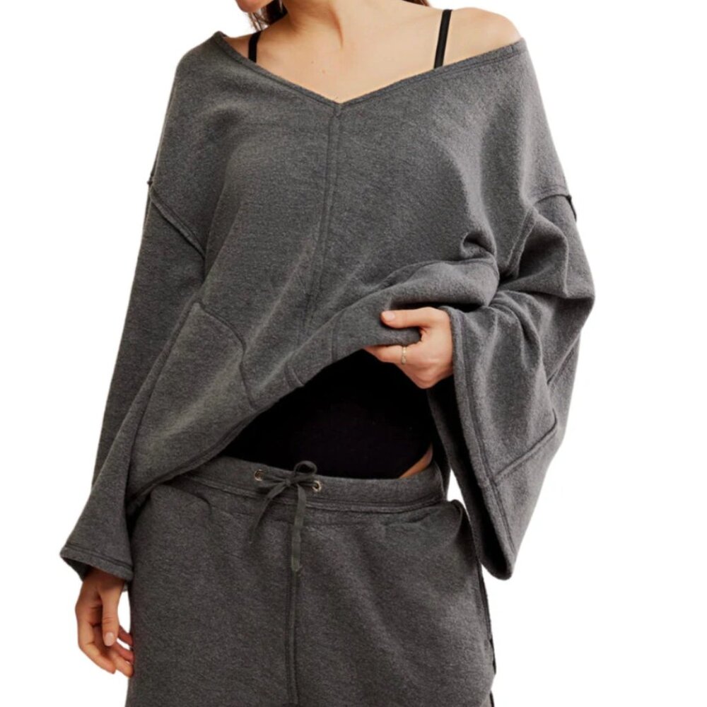 FREE PEOPLE DAY OFF SET - WASHED BLACK